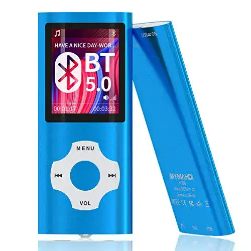Bluetooth MP3-Player MYMAHDI mit 32 GB Speicher und LCD-Bildschirm