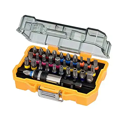 Dewalt 32-teiliges Schrauberbit-Set für verschiedene Schraubarbeiten