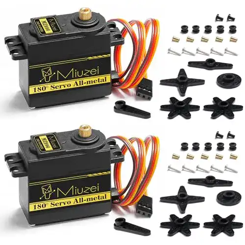 Servomotor Miuzei Digital mit Metall-Kupfergetriebe für Arduino