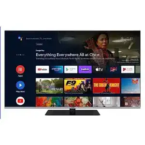 Telefunken 65 Zoll QLED Fernseher mit Android TV und 4K UHD