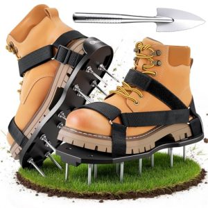 Rasenlüfter Schuhe Ohuhu mit Klettverschluss für Rasenbelüftung