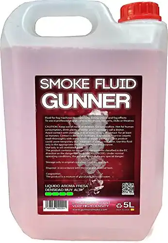 Nebelfluid Gunner Smoke mit Erdbeerduft für Nebelmaschinen