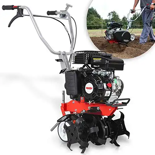 Benzin Gartenfräse Hecht mit 43 cm Arbeitsbreite und 4-Takt Motor