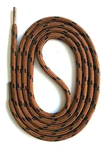 Schnürsenkel SNORS rund in Braun und Schwarz, 75 cm, Ø 5 mm