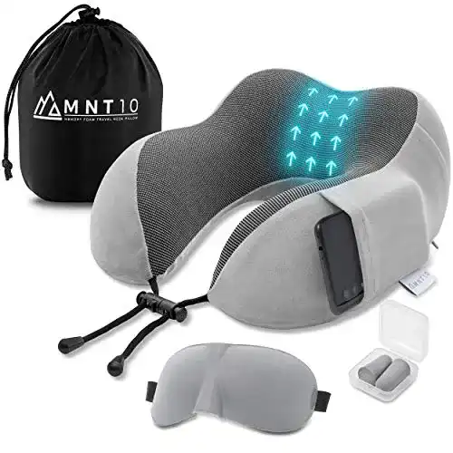 Reisekissen MNT10 mit Memory Foam für optimalen Komfort