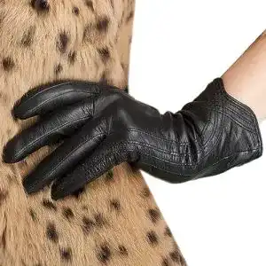 Lederhandschuhe für Damen aus Nappa-Leder für den Winter