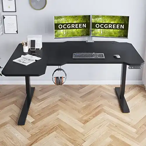 Eckschreibtisch elektrisch höhenverstellbar von OCGREEN