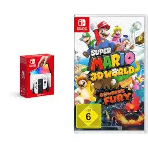 Nintendo Switch OLED-Modell Handheld-Konsole in Weiß