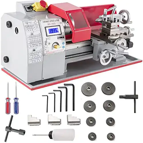 Metalldrehbank Vevor 600W Mini-Drehmaschine 7×12 Zoll