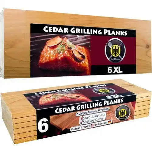 Räucherbrett Dominion Grilling Co. 6 XL aus Zedernholz