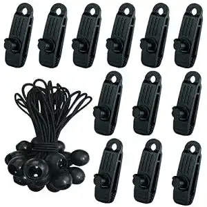 Planenclips Gmili 24 Teile Set mit Multifunktionalen Tarp Clips