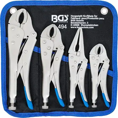 Gripzange BGS 494, n-Satz, 4-tlg., 140 / 185 / 220 mm