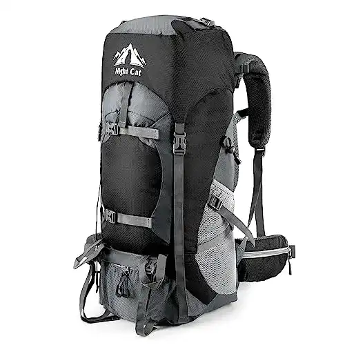Night Cat Wanderrucksack 70 Liter für Trekking und Outdoor-Aktivitäten