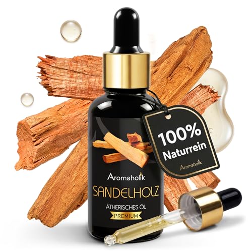 Sandelholzöl Aromaholik BIO 100% naturrein Ätherisches Öl für Diffuser