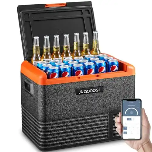 AAOBOSI Kompressor Kühlbox 40L für Autos und Camping