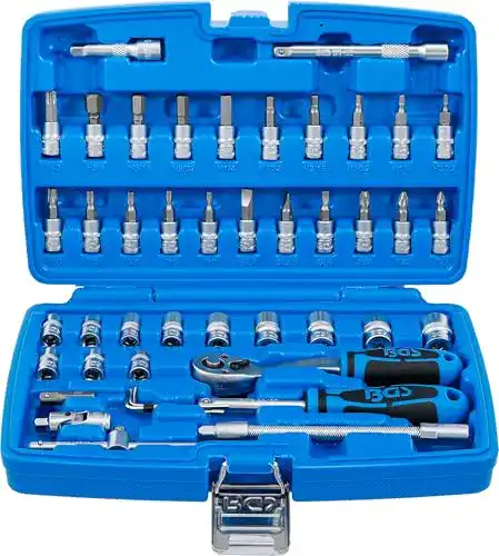 Steckschlüssel-Sets BGS 2141 – 46-teiliges Steckschlüsselsatz für vielfältige Anwendungen