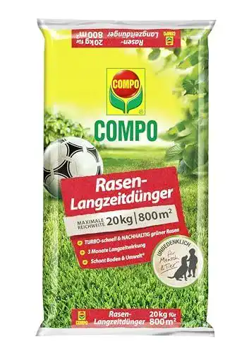 Rasen Langzeitdünger von Compo für 3 Monate Pflege