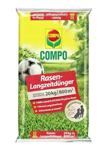 Rasen Langzeitdünger von Compo für 3 Monate Pflege