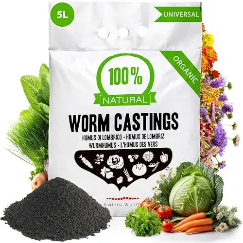 Wurmhumus Baltic Worm – Universaldünger aus reinem Wurmkompost
