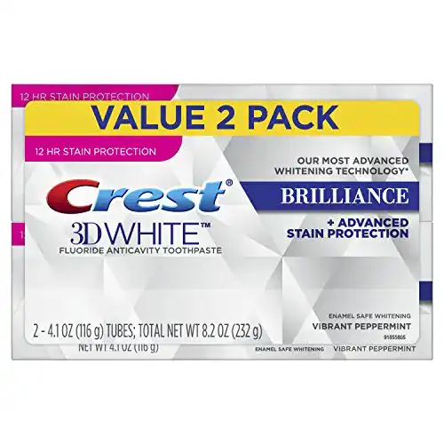 Crest Zahnpasta 796913 3D Weiße Brillanz Pfefferminz