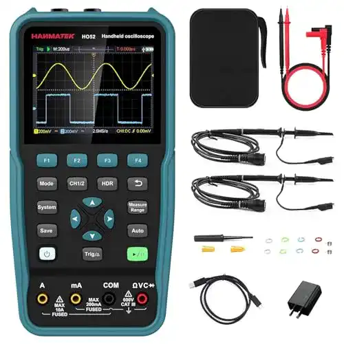 Handheld Digitales Oszilloskop HANMATEK HO52 mit Multimeter-Funktion