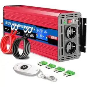 Sinus-Wechselrichter Etrepow 1500W für 12V Gleichstrom