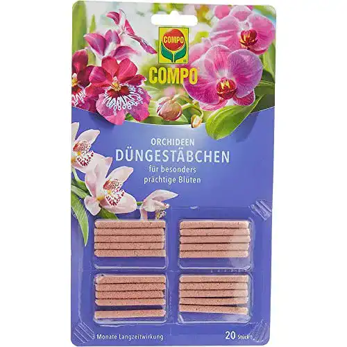 Orchideendünger Compo Düngestäbchen für Orchideen mit 3 Monaten Langzeitwirkung