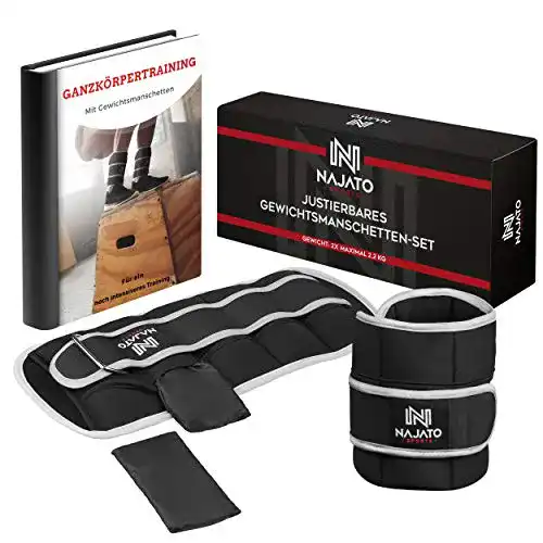 Gewichtsmanschetten Najato Sports, 2er Set für effektives Training