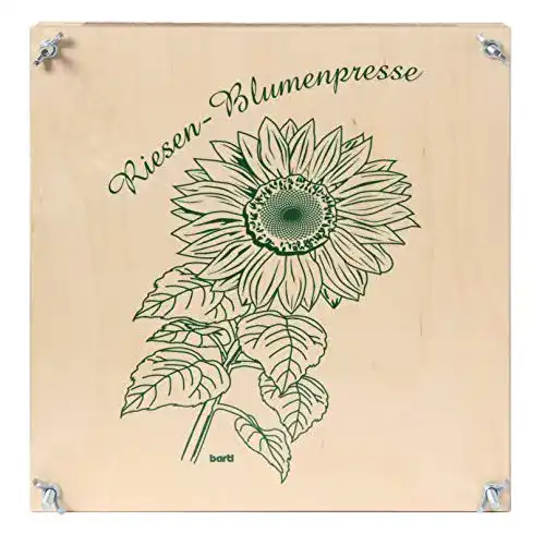 Blumenpresse Bartl 101669 Riesen aus Holz 30 cm x 30 cm
