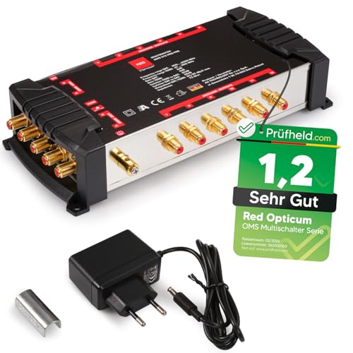 Multischalter 5×12 Opticum OMS 5/12 Pro TRQ für 12 Teilnehmer