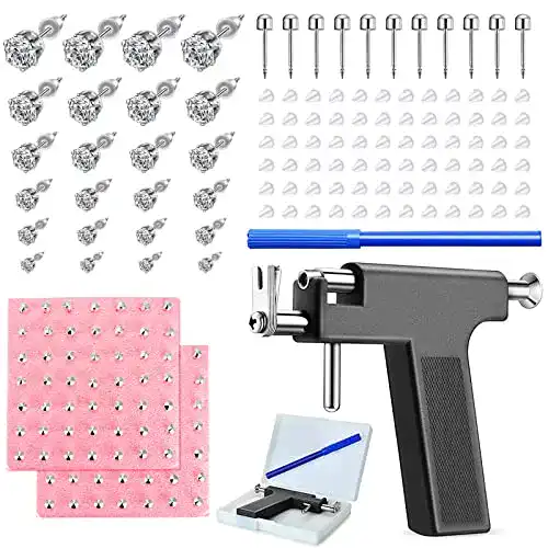 Ohrlochpistole Longbeauty 248 Teile Edelstahl Stecher Kit