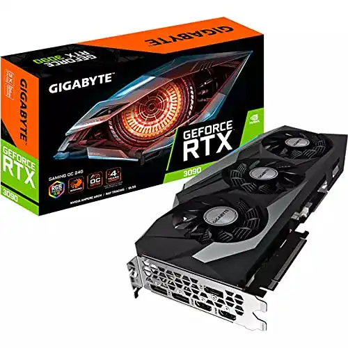 GeForce RTX 3090 Gigabyte Gaming OC 24GB GDDR6X Grafikkarte im Vergleich