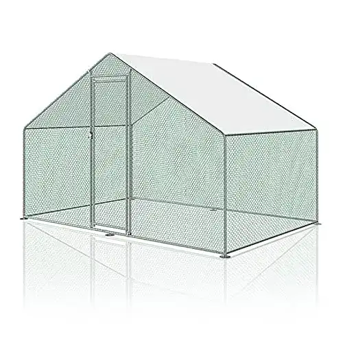 Hühnerstall Joparri Freilaufgehege XL mit Schloss – 3x2x2m
