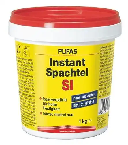 Pufas Instant-Spachtel für Innen- und Außenputzarbeiten