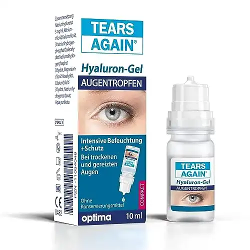Augentropfen Tears Again Hyaluron 0,3% Gel ohne Konservierungsstoffe