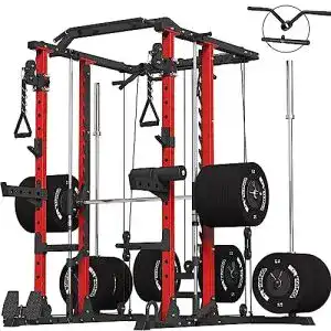 Zerelek Smith Machine für Krafttraining mit 2000 lbs Tragfähigkeit