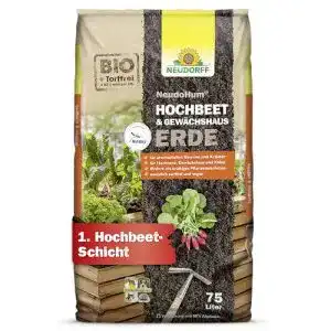 Komposterde Neudorff NeudoHum für Hochbeet und Gewächshaus torffrei