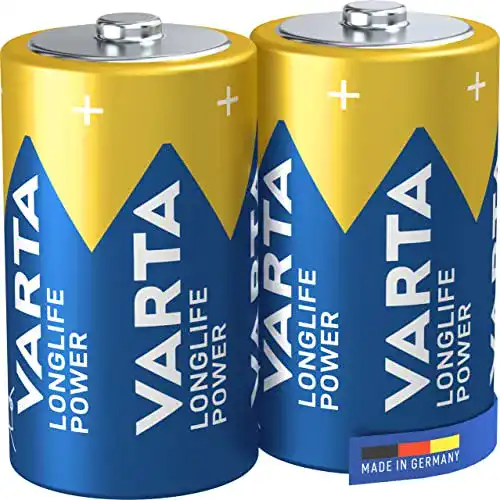 D-Batterien von Varta im 2er Pack, Longlife Power