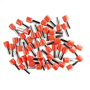 Aderendhülse 10mm² rot, isoliert, 50 Stück