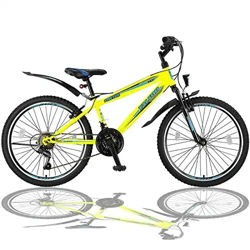 Talson 24 Zoll Mountainbike mit Gabelfederung und Shimano Schaltung