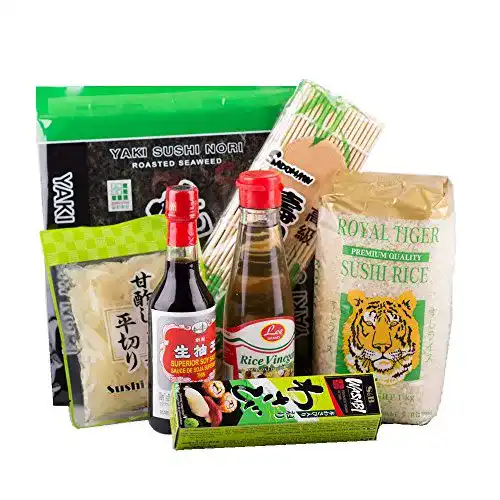 Sushi Starter Set Pamai Pai 7-teilig mit Reislöffel