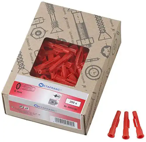 Metafranc Universaldübel Set, 6 mm Durchmesser, 200 Stück