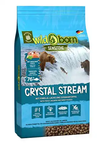 Wildborn Crystal Stream 2kg Hundefutter Getreidefreies Futter für Hunde