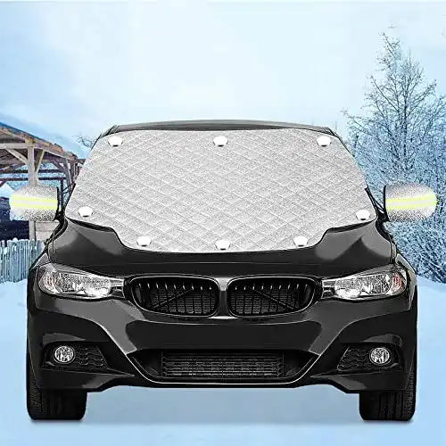 Frontscheibenabdeckung für Autos – Schneeschutz und Eisschutz