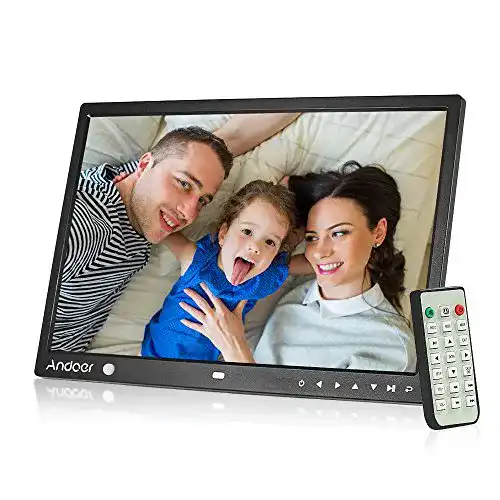 Digitaler Bilderrahmen 15 Zoll von Andoer mit LED-Technologie