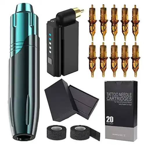 Tattoo-Pen GJXJY kabellos mit Akku und Rotary-Kit