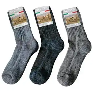 Alpaka Socken Gesundheitsstrumpf 3 Paar aus Alpakawolle