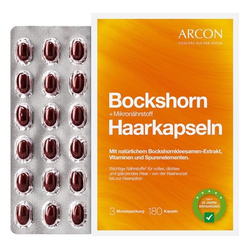 Bockshornklee Haarkapseln von Tisane Plus, 180 Stück