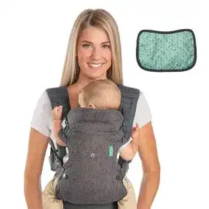 Babytrage INFANTINO Flip Advanced 4-in-1-Trage mit Lätzchen
