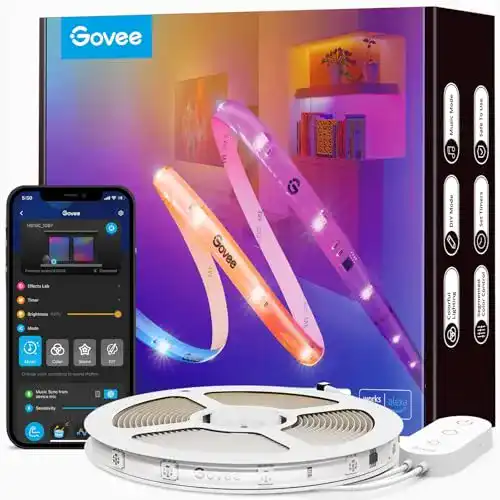 Govee RGBIC Pro LED Strip 10m mit Alexa- und Google Assistant-Funktion